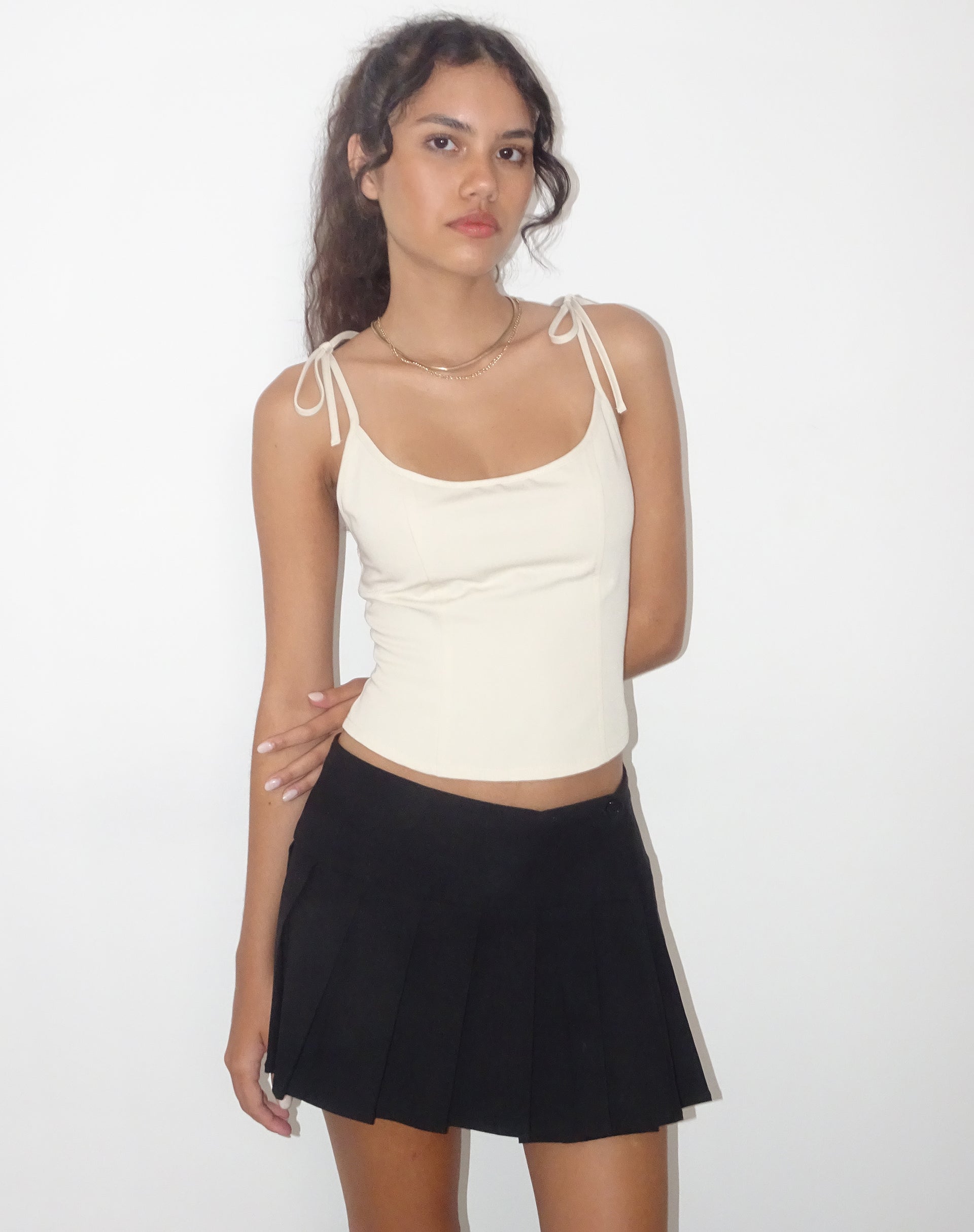 Afbeelding van Kiona Corset Top in Getailleerd Crème