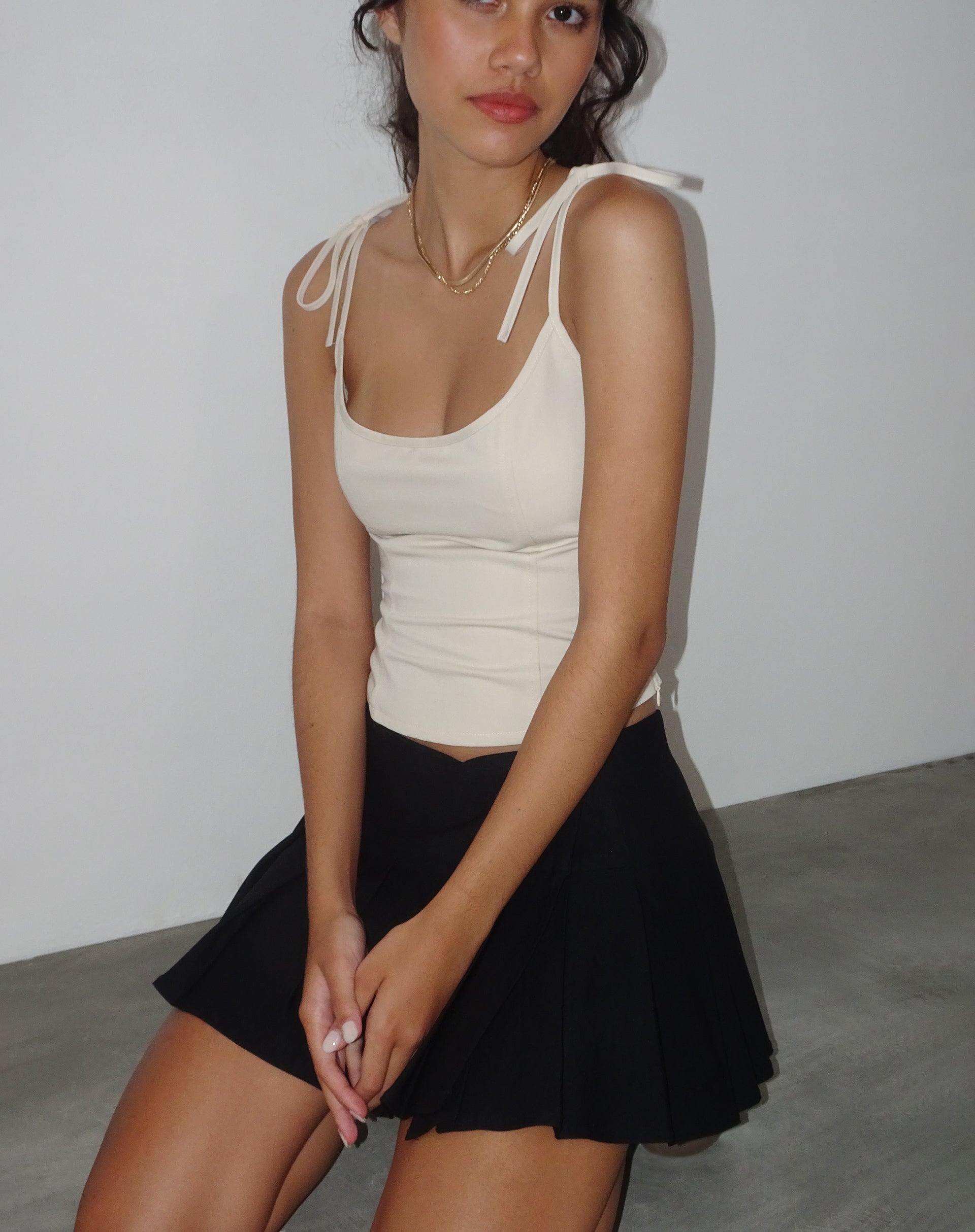 Afbeelding van Kiona Corset Top in Getailleerd Crème