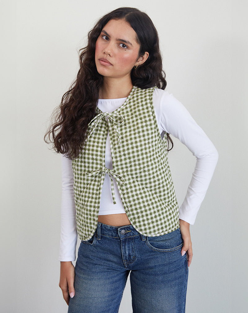 Afbeelding van Kitza Vest in Olijfruit