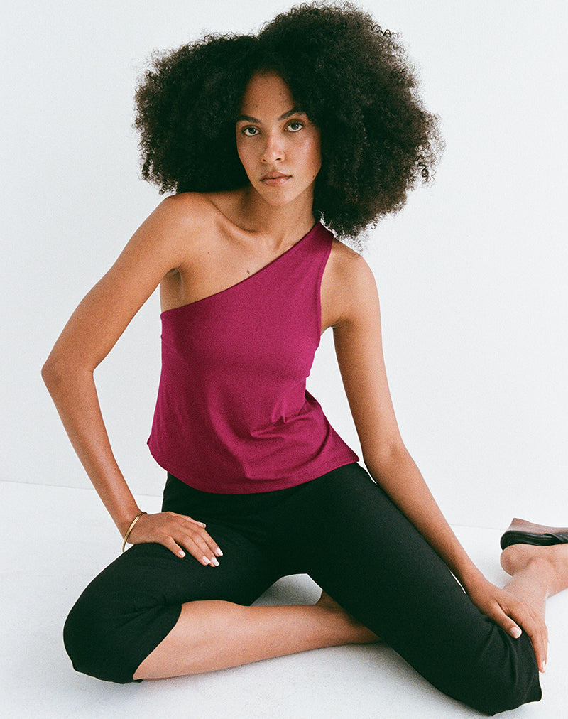 Afbeelding van Klazari Top in Rayon Jersey Bourgondië