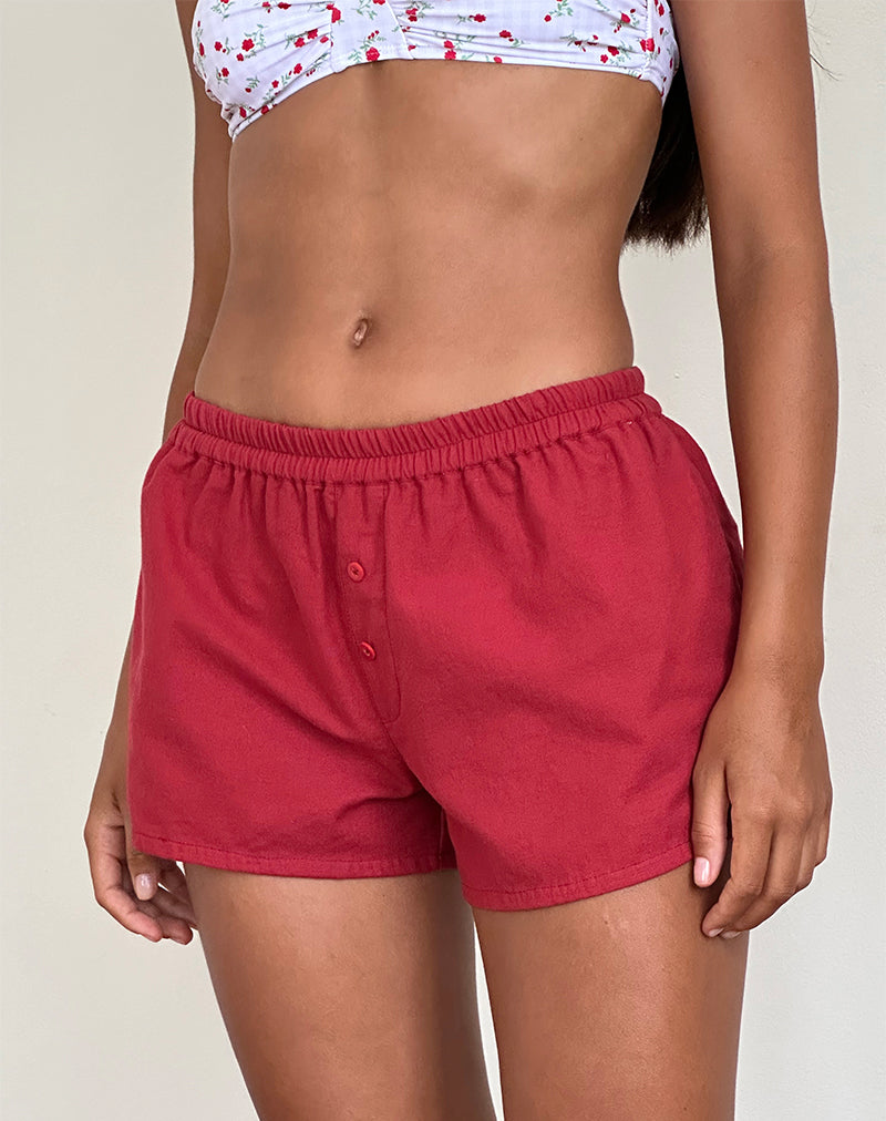 Laboxe Korte Broek in Adrenaline Rood