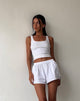 Afbeelding van MOTEL X JACQUIE Laboxe Brief Shorts in Wit met Strik Embro