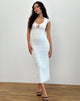 Afbeelding van Labuan Maxi Dress in Celosia Lace Wit