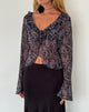 Afbeelding van Lakota vest in zwart barokprint