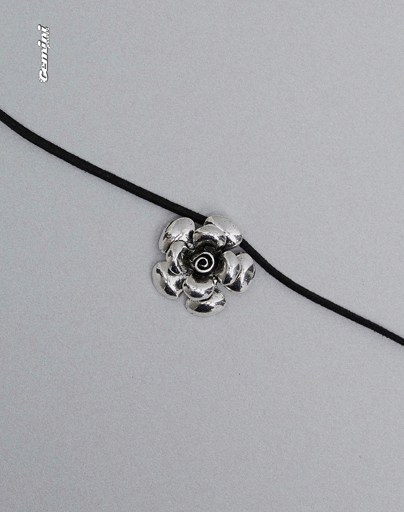 Afbeelding van Lana Cord Rose Ketting van Gemini Jewels