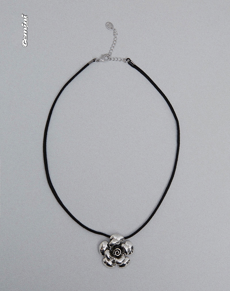 Afbeelding van Lana Cord Rose Ketting van Gemini Jewels