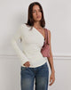 Afbeelding van Lasya Lange Mouw Top in Off White