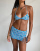 Afbeelding van Gobita minirok in Boheems botanisch blauw