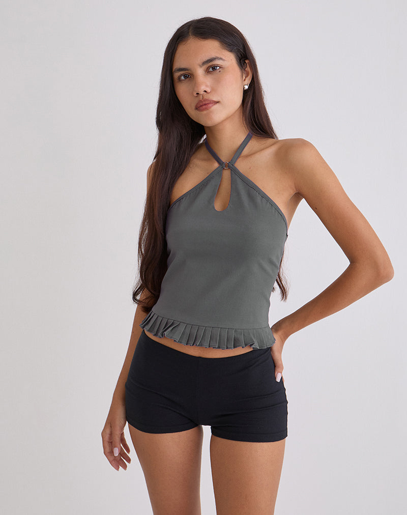 Image of Lavena Top in Tailoring Slate Grey