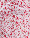 blauw rood ditsy bloem