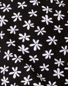 90s Daisy zwart-wit