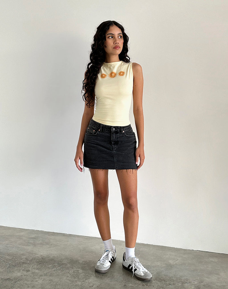 Afbeelding van Leen Tank Top in Buttermilk Oranges