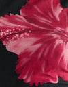  Zwarte Hibiscusbloem Roze