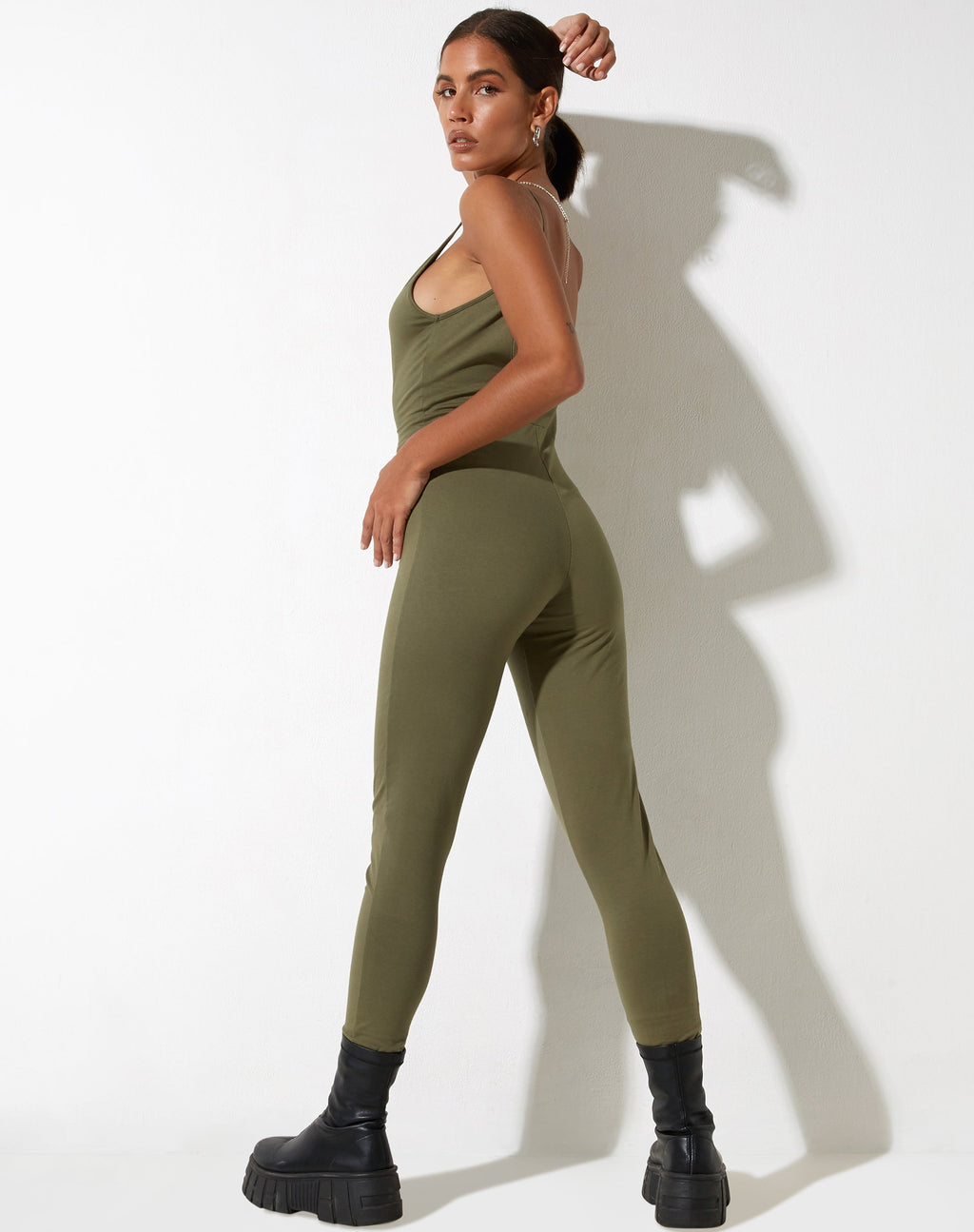 Leola Unitard in Druivenblad