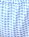 blauw geruit
