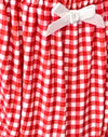 Rood Gingham met Strik