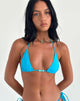 Afbeelding van Pami Bikini Top in Azura Blauw met Kralen