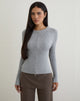 Afbeelding van Liano Rits Vest in ribtricot Grijs