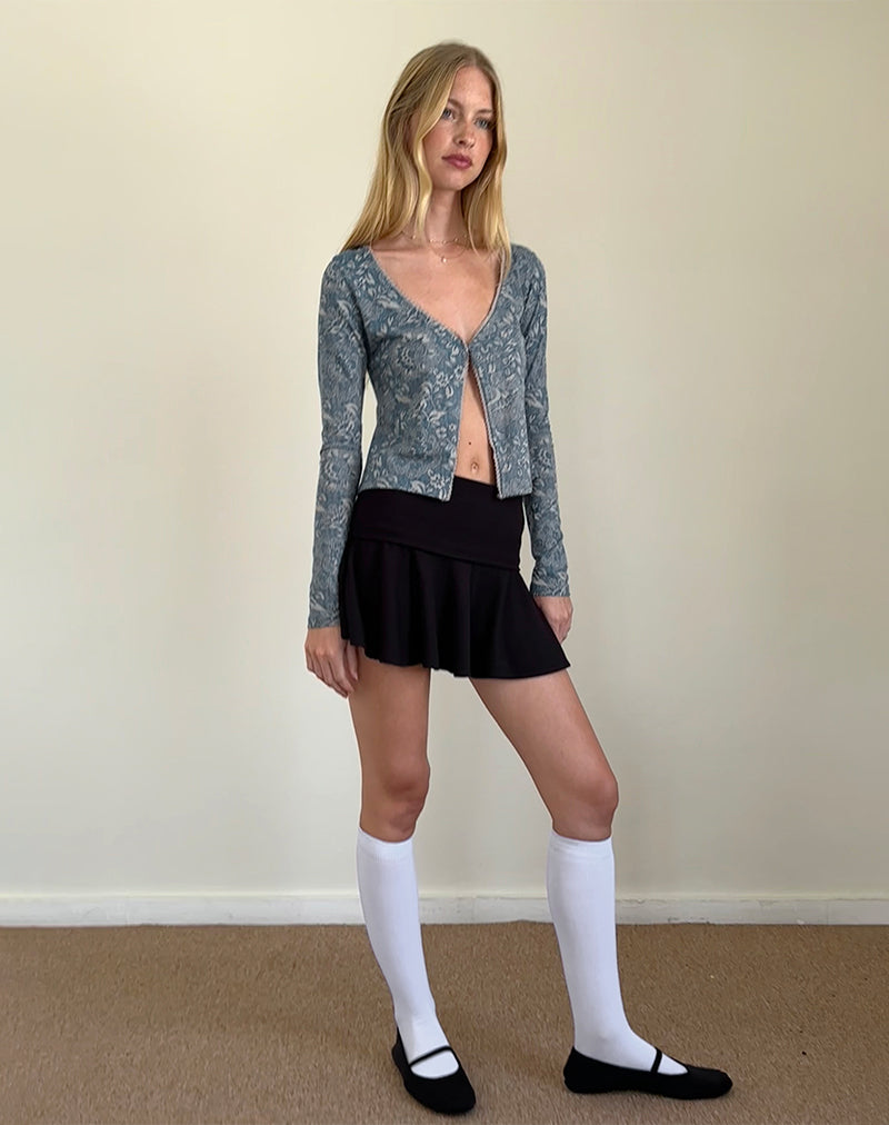 Afbeelding van Libby Cardi in Blauw Sierprint Lycra