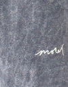 Black Wash met Off White 'MOTEL' borduursel