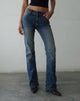 Afbeelding van Low Rise Bootleg Jeans in Mid Vintage Blue