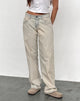 Afbeelding van Low Rise Parallel Jeans In Arctic Blue