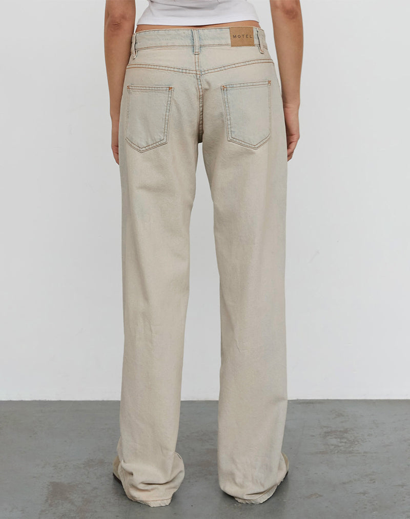 Afbeelding van Low Rise Parallel Jeans In Arctic Blue