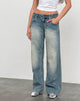 Afbeelding van Low Rise Parallel Jeans In Vuilblauw