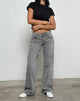 Afbeelding van Low Rise Parallel Jeans in Grey Wash