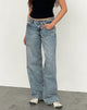 Afbeelding van Low Rise Parallel Jeans in Vintage Blue Wash