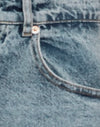 Vintage blauw wassen
