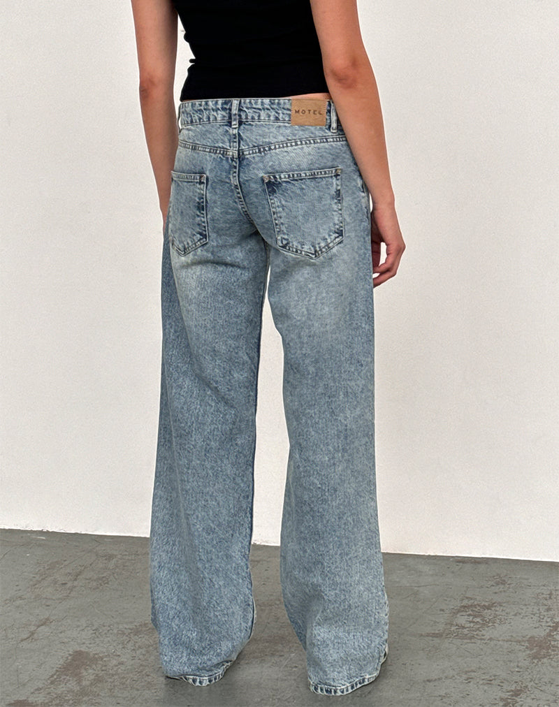 Afbeelding van Low Rise Parallel Jeans in Vintage Blue Wash