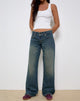 Afbeelding van Low Rise Parallel Jeans in Vintage Green Used