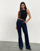 Afbeelding van Rigid Low Rise Flare Jeans In Indigo