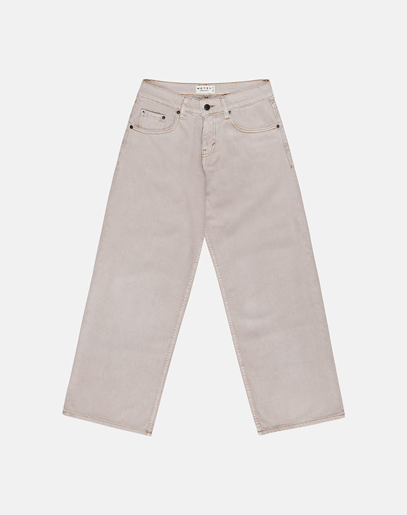 Afbeelding van Low Rise Roomy Jeans in Pebble