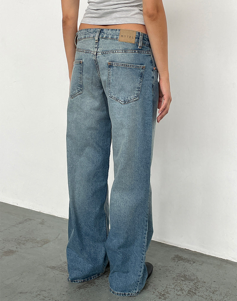 Afbeelding van Low Rise Roomy Jeans in Vintage Bleach