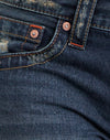 Middenblauwe tint