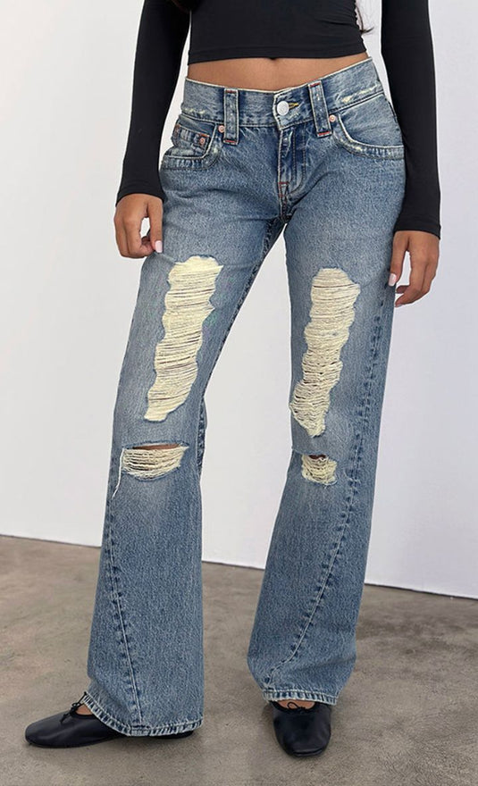 Laag uitgesneden, gedraaide naad