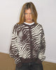Afbeelding van Luceta gebreid vest in Wild Animal
