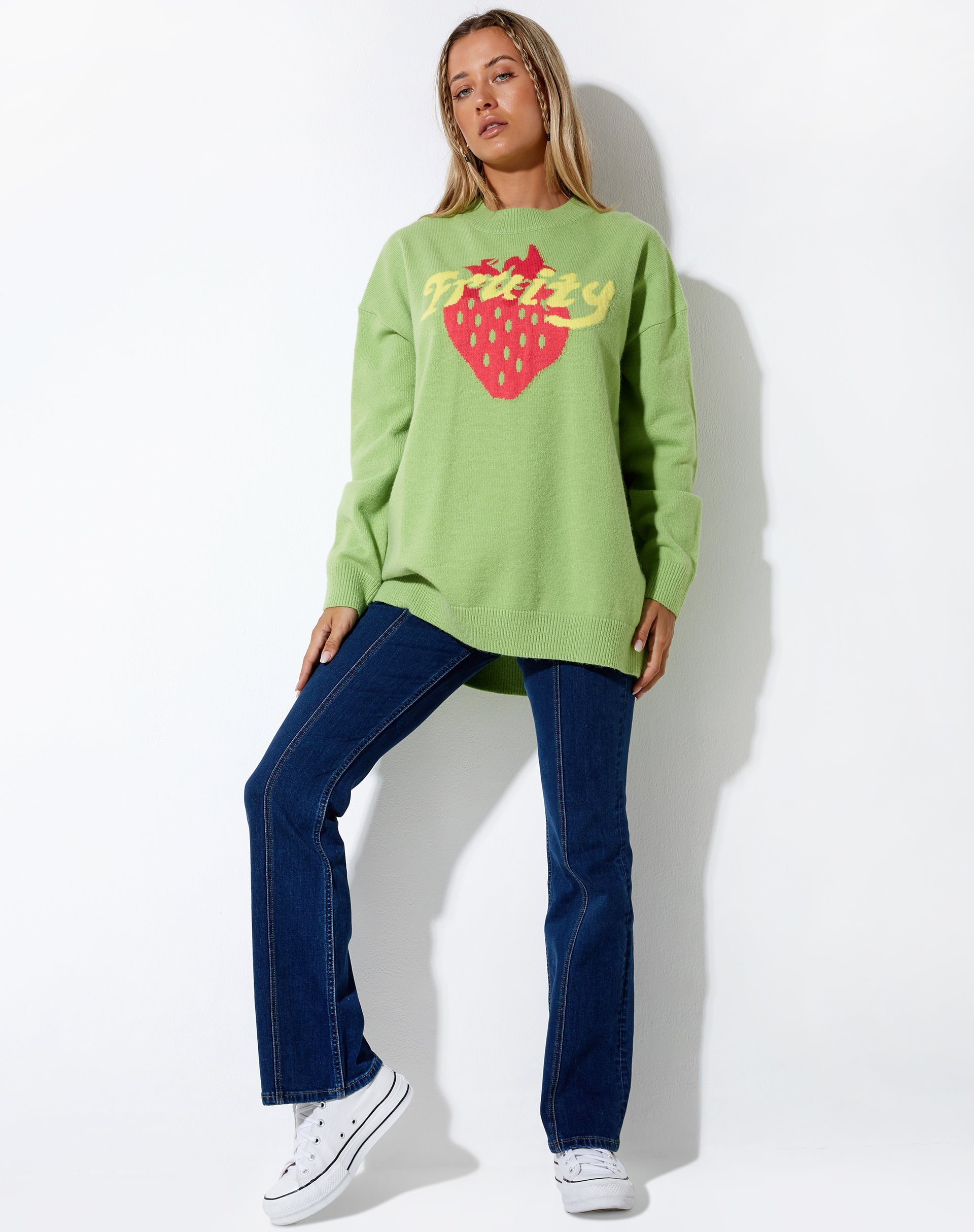 BEELD VAN Lulees Trui in Lime Fruity