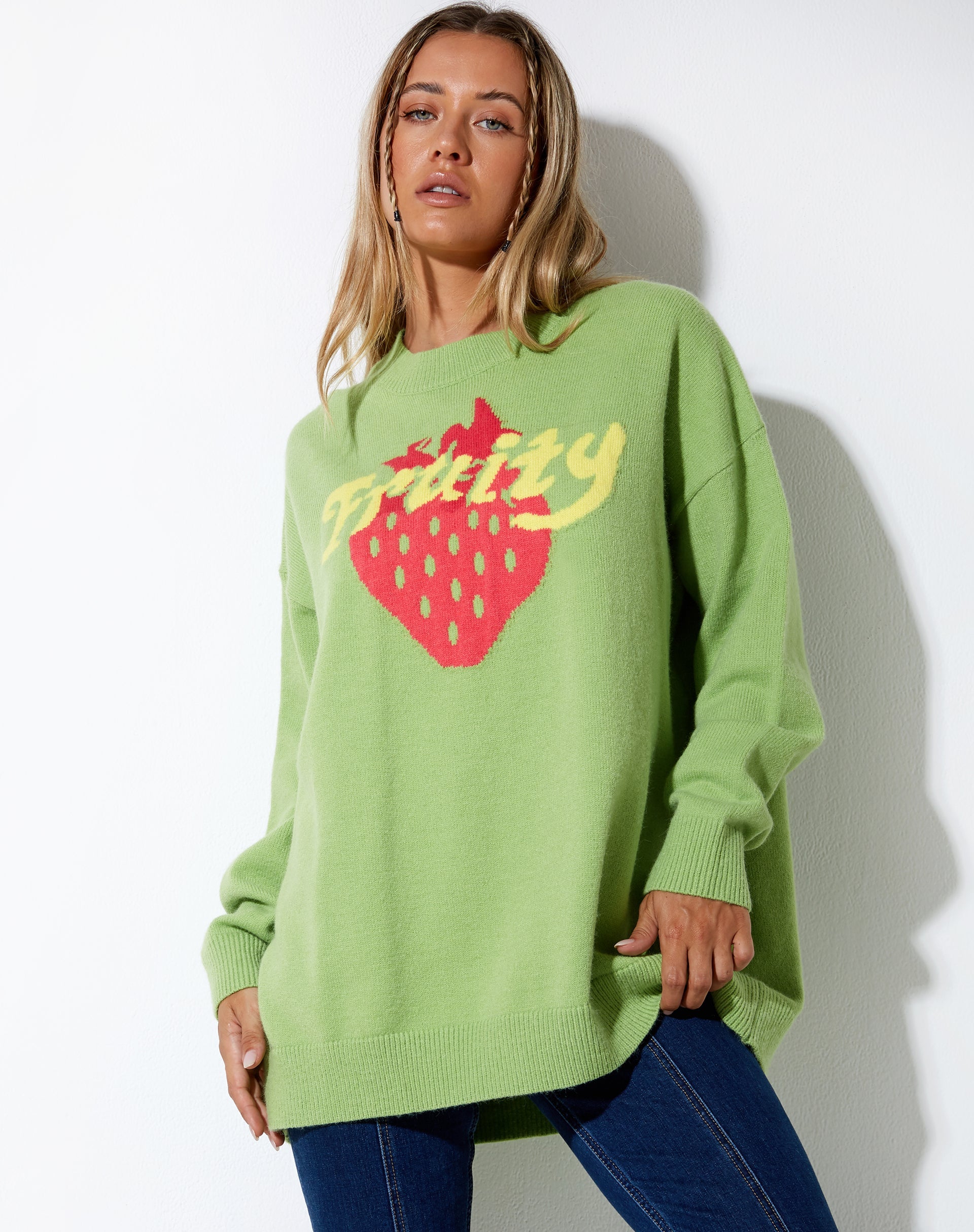 BEELD VAN Lulees Trui in Lime Fruity