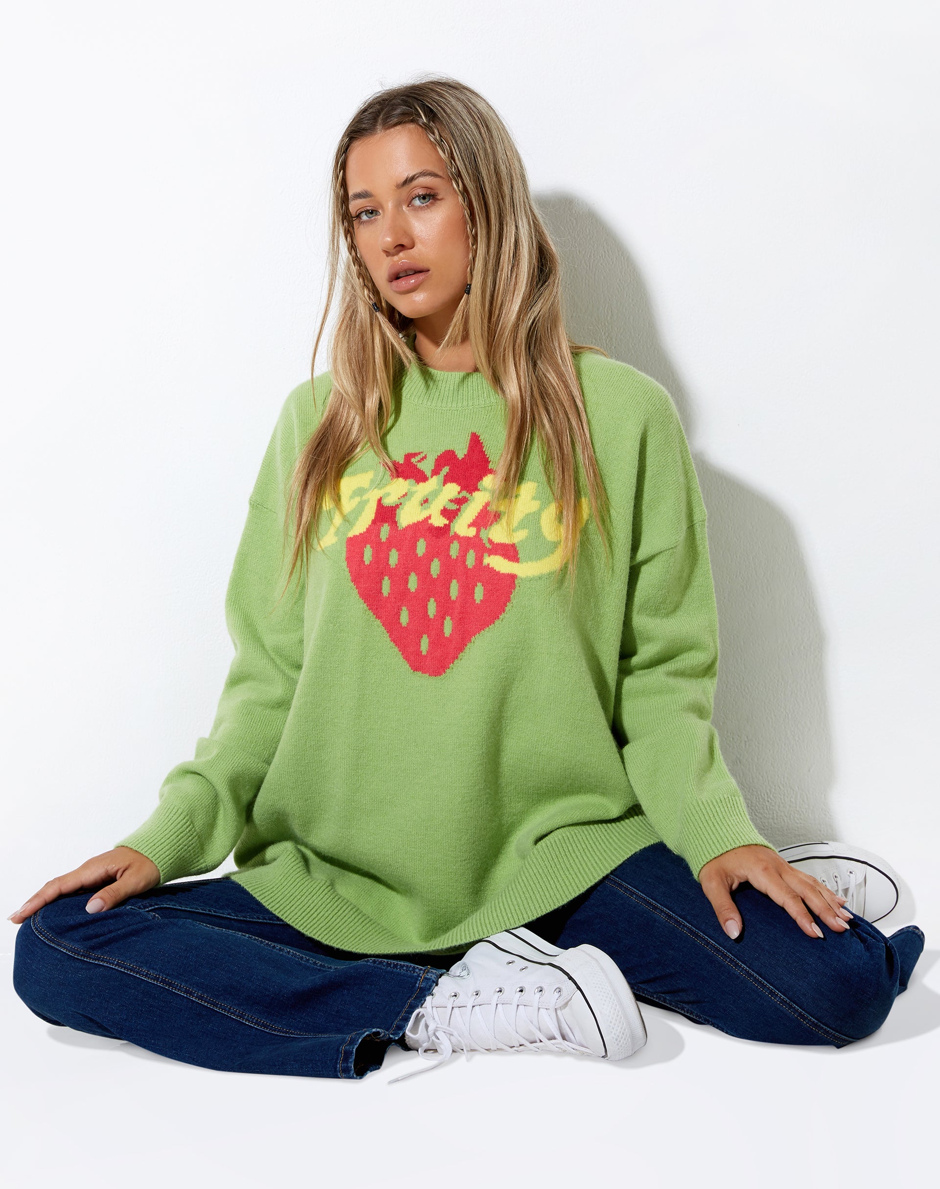 BEELD VAN Lulees Trui in Lime Fruity
