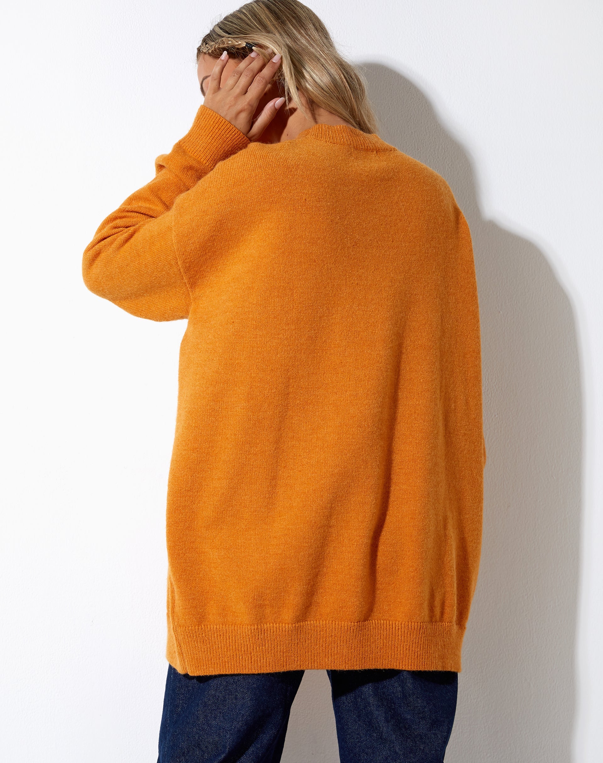Afbeelding van Lulees Trui in Oranje Atomic