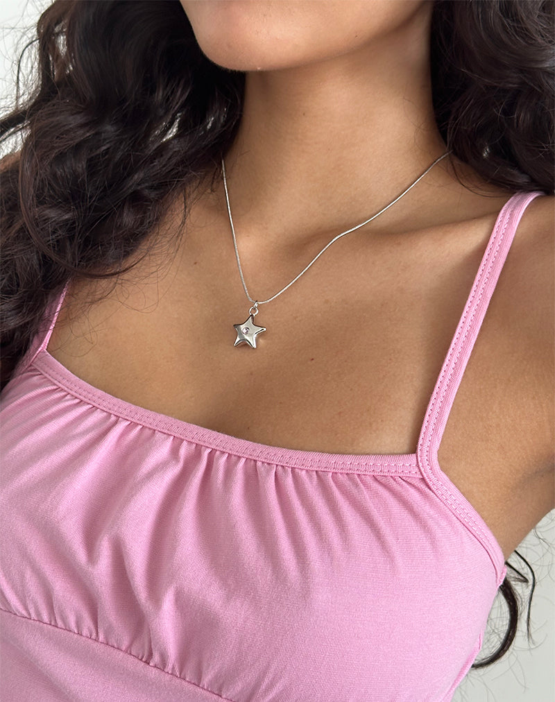 Luna Ketting Roze Ster