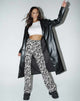 Afbeelding van Zoven broek in 90s zebra zwart-wit