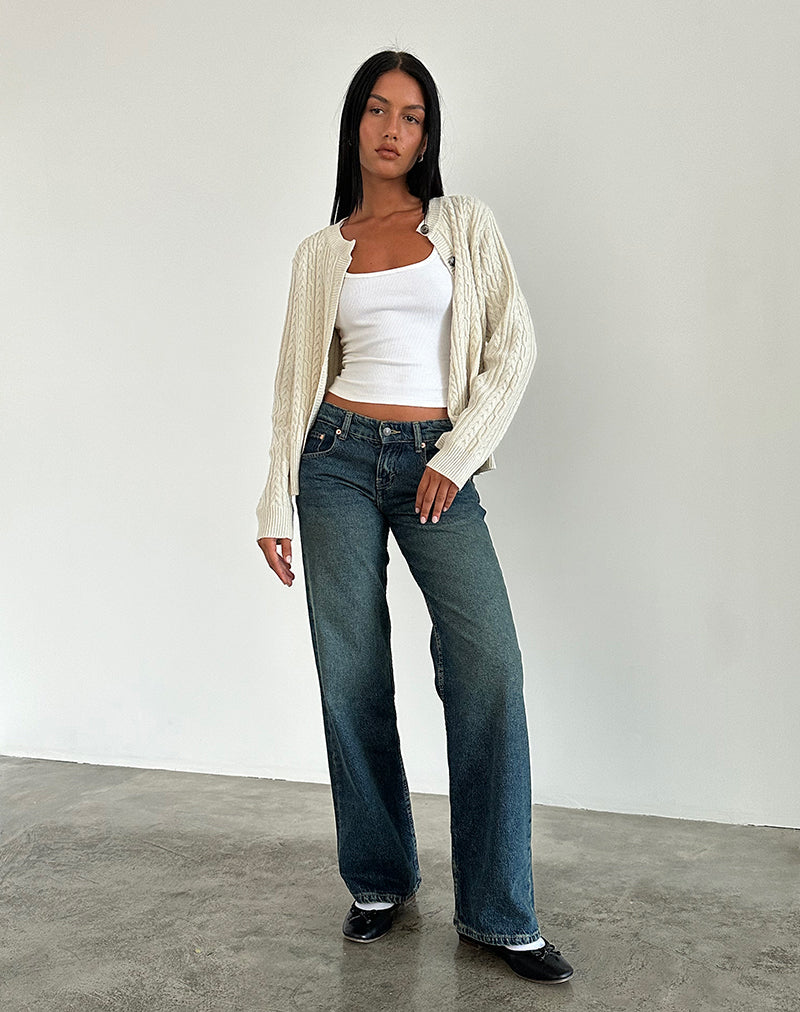 Afbeelding van Low Rise Parallel Jeans in Helderblauw