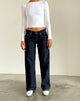 Afbeelding van Low Rise Parallel Jeans in Indigo