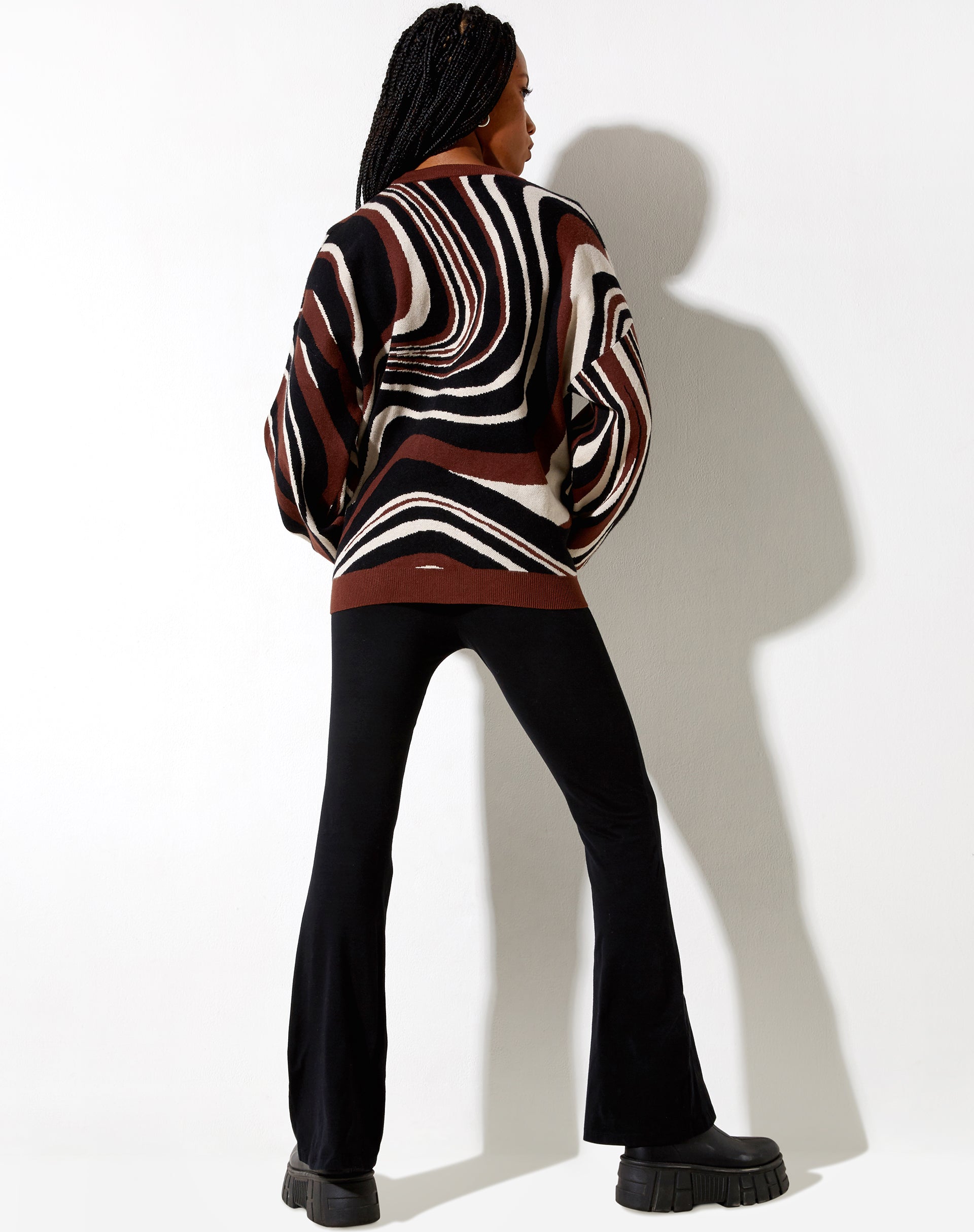 Afbeelding van Mably Trui in Mega Ripple Bruin