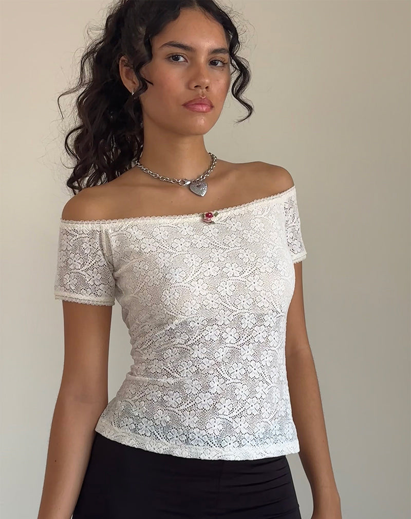 Mageina Bardot Top in Kant Ivoor