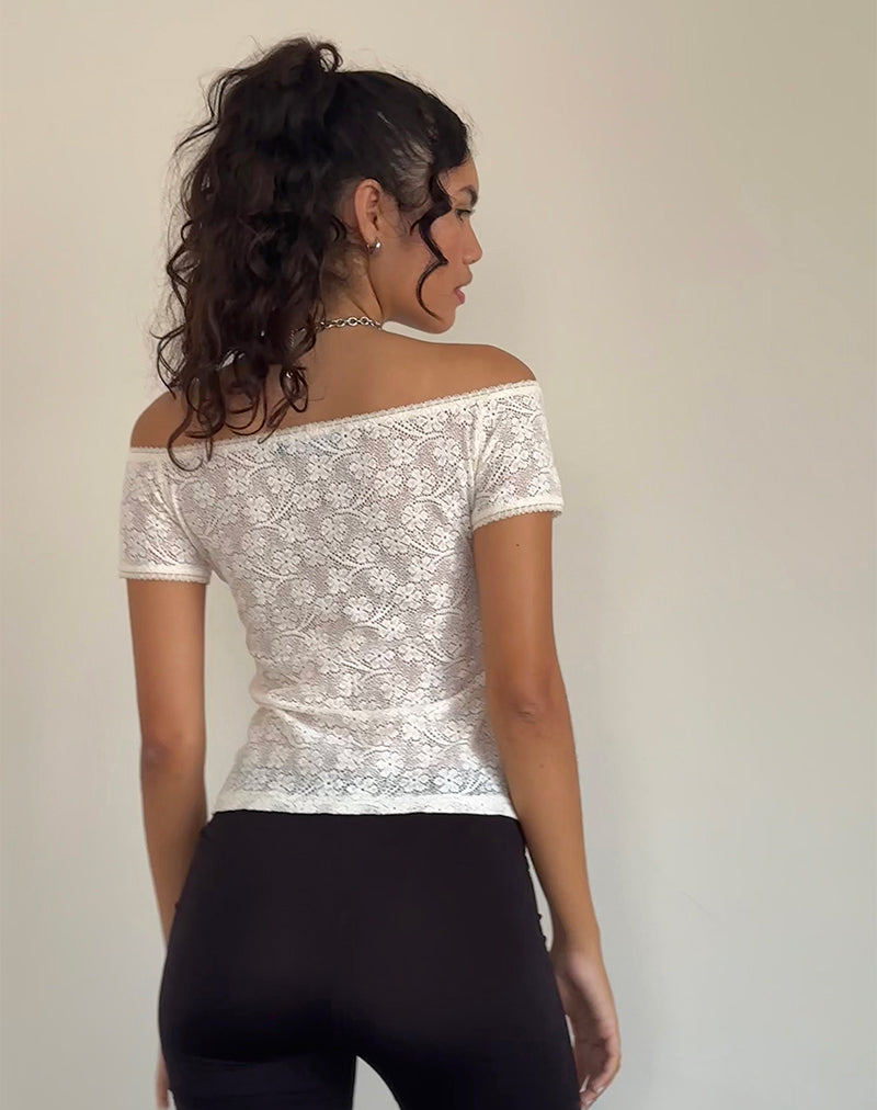 Mageina Bardot Top in Kant Ivoor